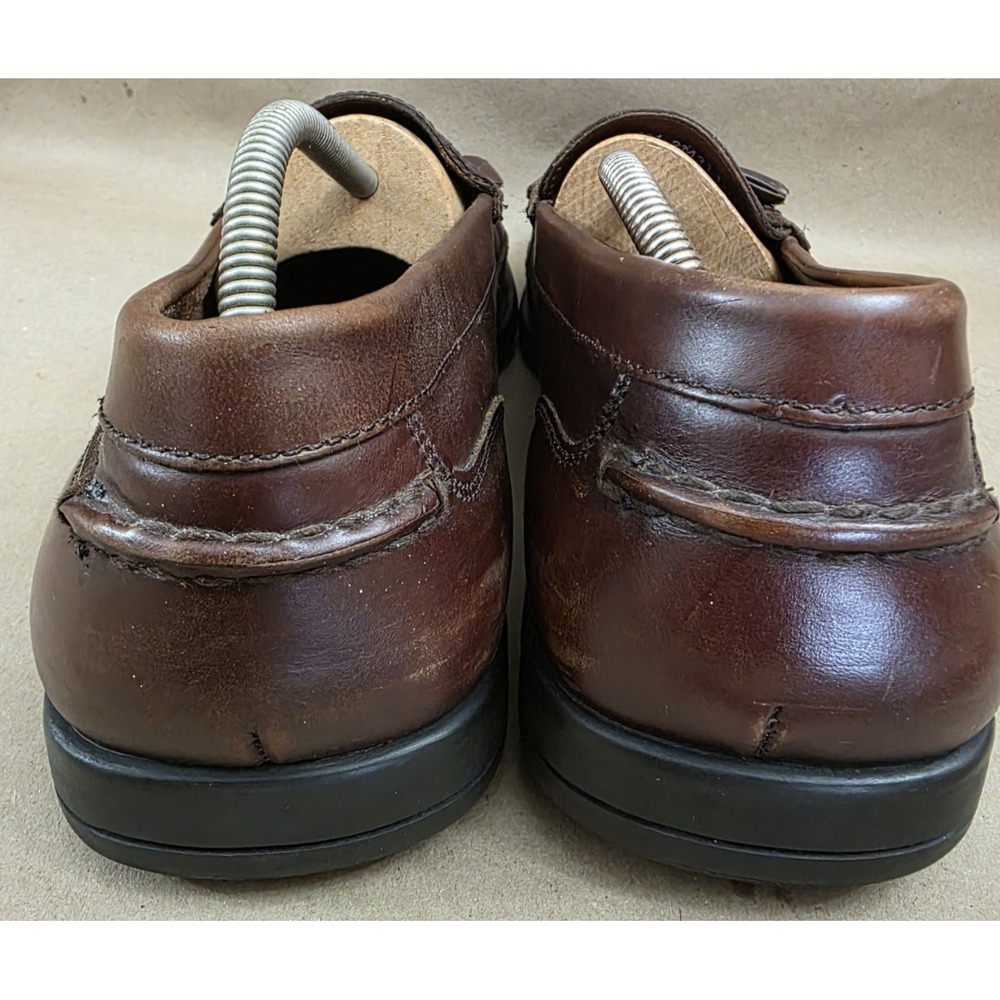 G.H. Bass (Sz 12 M) Strout Mens Leather Tassel Loafer Shoes Brown - Picture 8 of 12